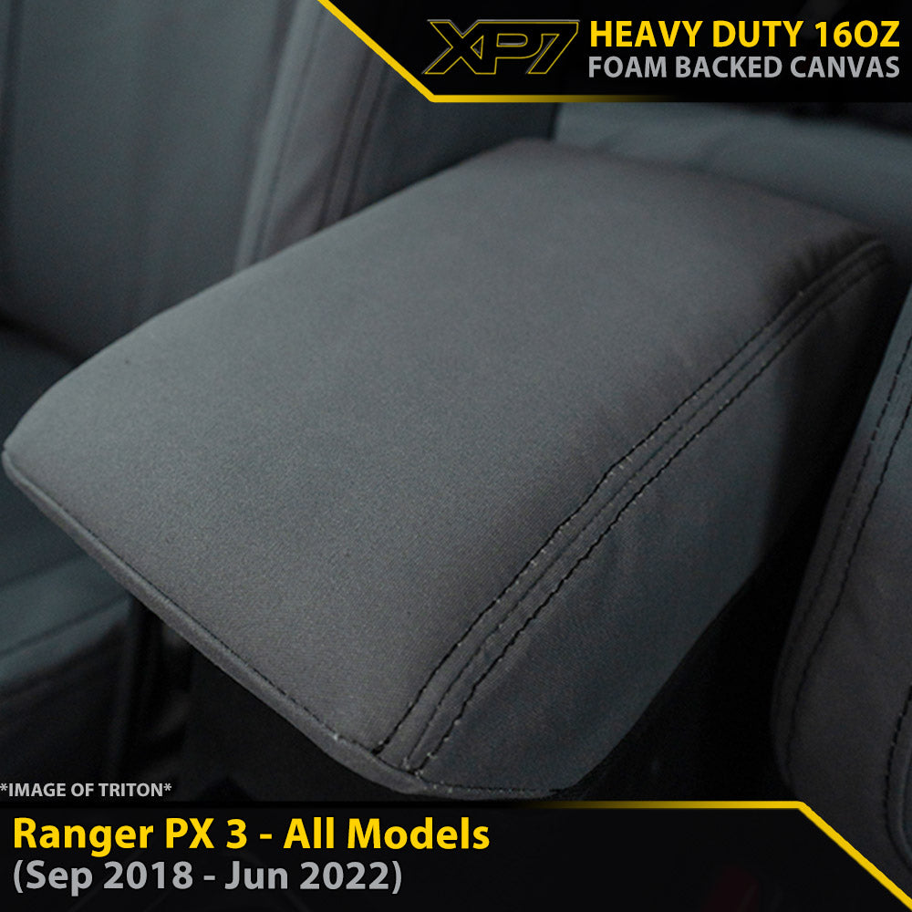 Ford Ranger PX III Heavy Duty XP7 Canvas Console Lid (In Stock)
