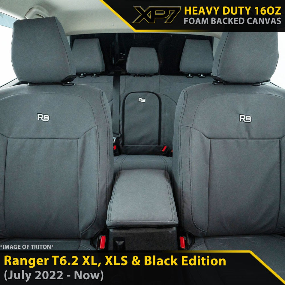 Ford Next-Gen Ranger T6.2 XL, XLS & Black Edition XP7 Heavy Duty Canvas Bundle (Made to Order)-Razorback 4x4