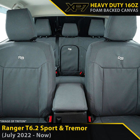 Ford Next-Gen Ranger T6.2 Sport & Tremor XP7 Heavy Duty Canvas Bundle (Made to Order)-Razorback 4x4