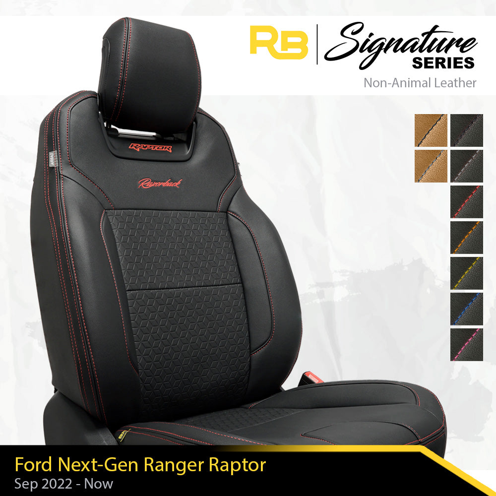 SIGNATURE SERIES Front Row Seat Covers - Ford Next-Gen Raptor (Made To Order)
