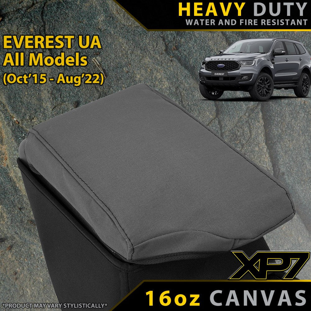 Ford Everest UA Heavy Duty XP7 Canvas Console Lid (Made to Order)