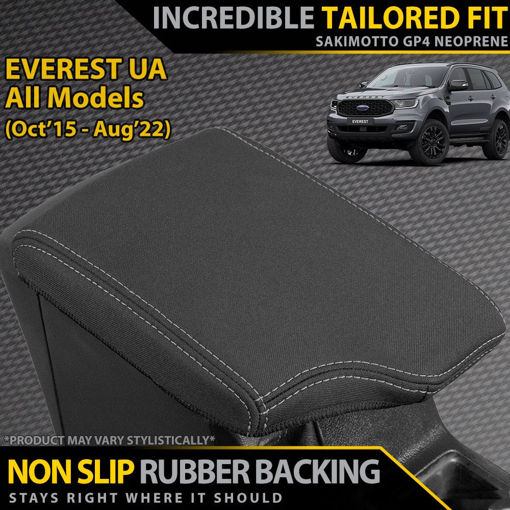 Ford Everest UA Neoprene Console Lid Cover (Made to Order)