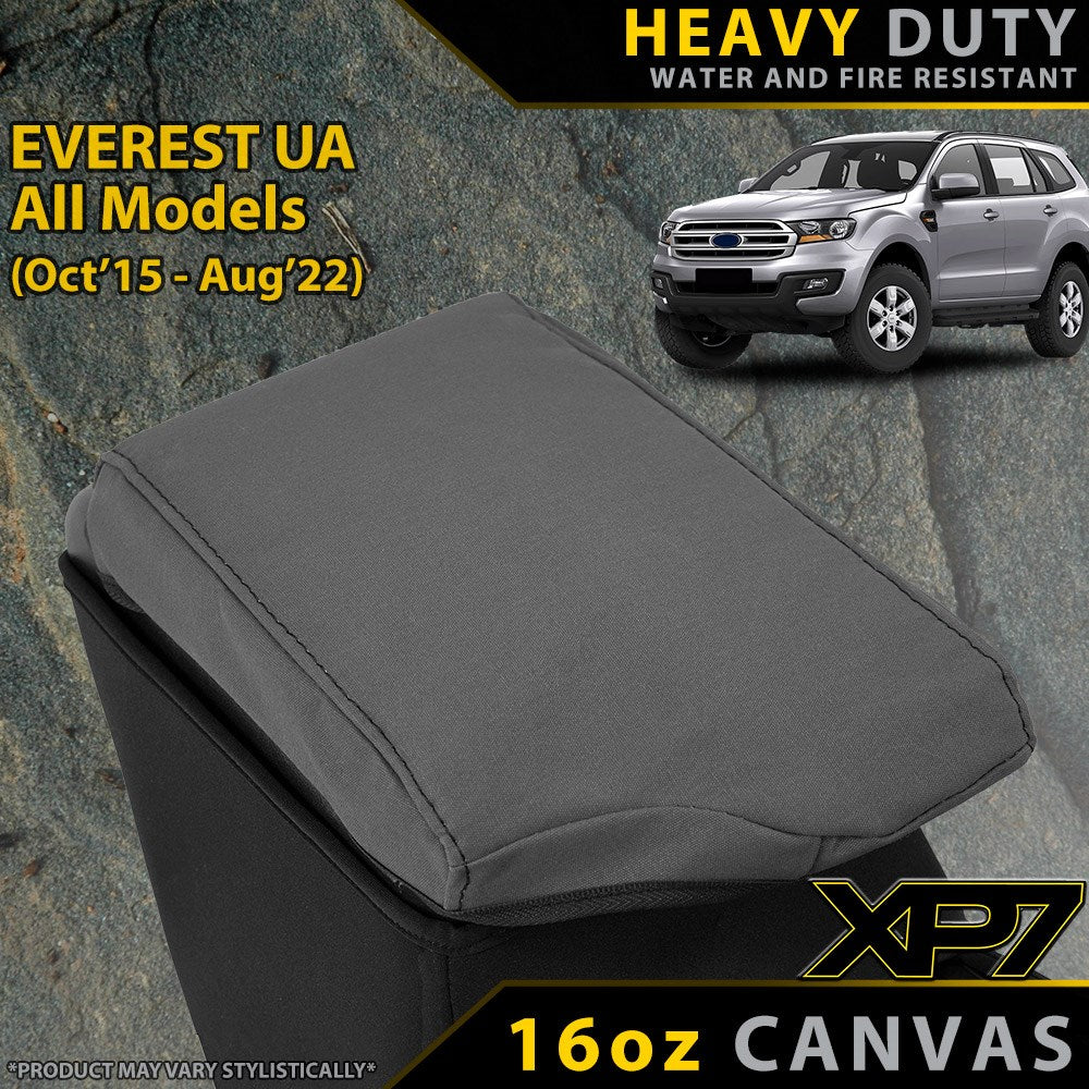 Ford Everest UA Titanium Heavy Duty XP7 Canvas Console Lid (Made to Order)
