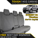 Ford Everest UA Titanium XP6 Tough Canvas Rear Row Seat Covers (In Stock)-Razorback 4x4