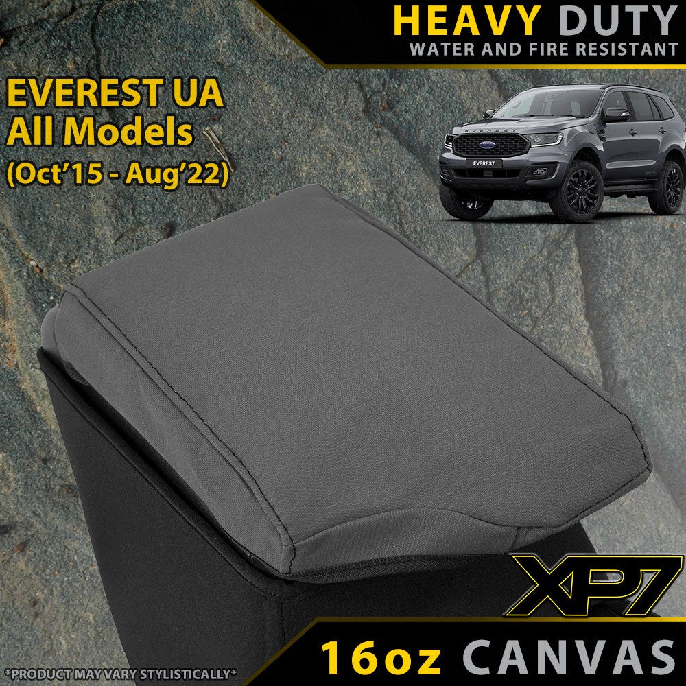 Ford Everest UA XP7 Heavy Duty Canvas Console Lid (Made to Order)