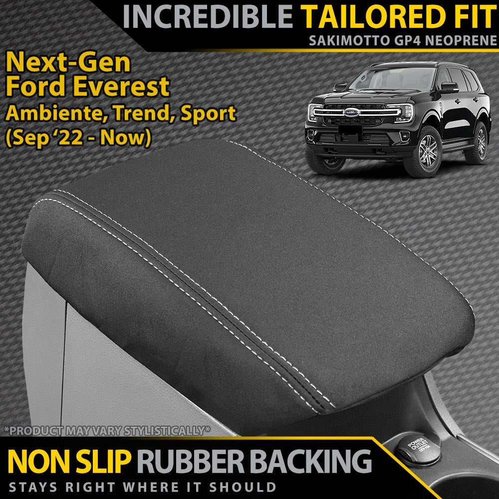 Ford Next-Gen Everest Ambiente, Trend & Sport Neoprene Console Lid (Made to Order)