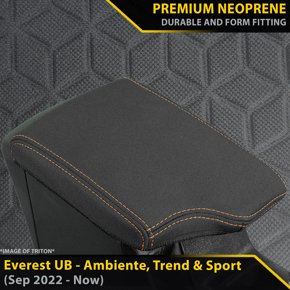 Ford Next-Gen Everest UB Trend, Ambiente & Sport Premium Neoprene Console Lid (Made to Order)