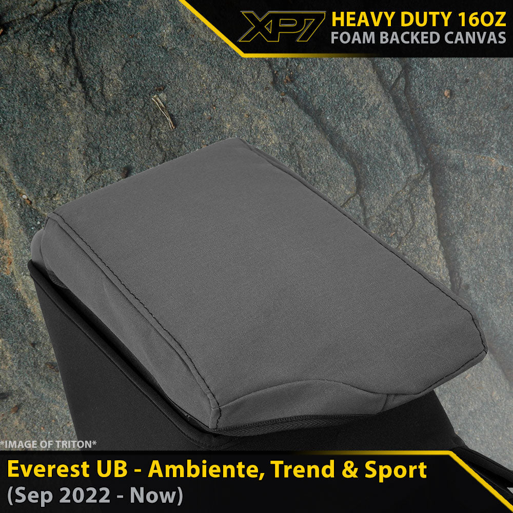 Ford Next-Gen Everest UB Trend, Ambiente & Sport XP7 Heavy Duty Canvas Console Lid (In Stock)