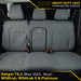 Ford Next-Gen Ranger T6.2 Wildtrak, Wildtrak X & Platinum XP7 Heavy Duty Canvas Rear Row Seat Covers (In Stock)-Razorback 4x4