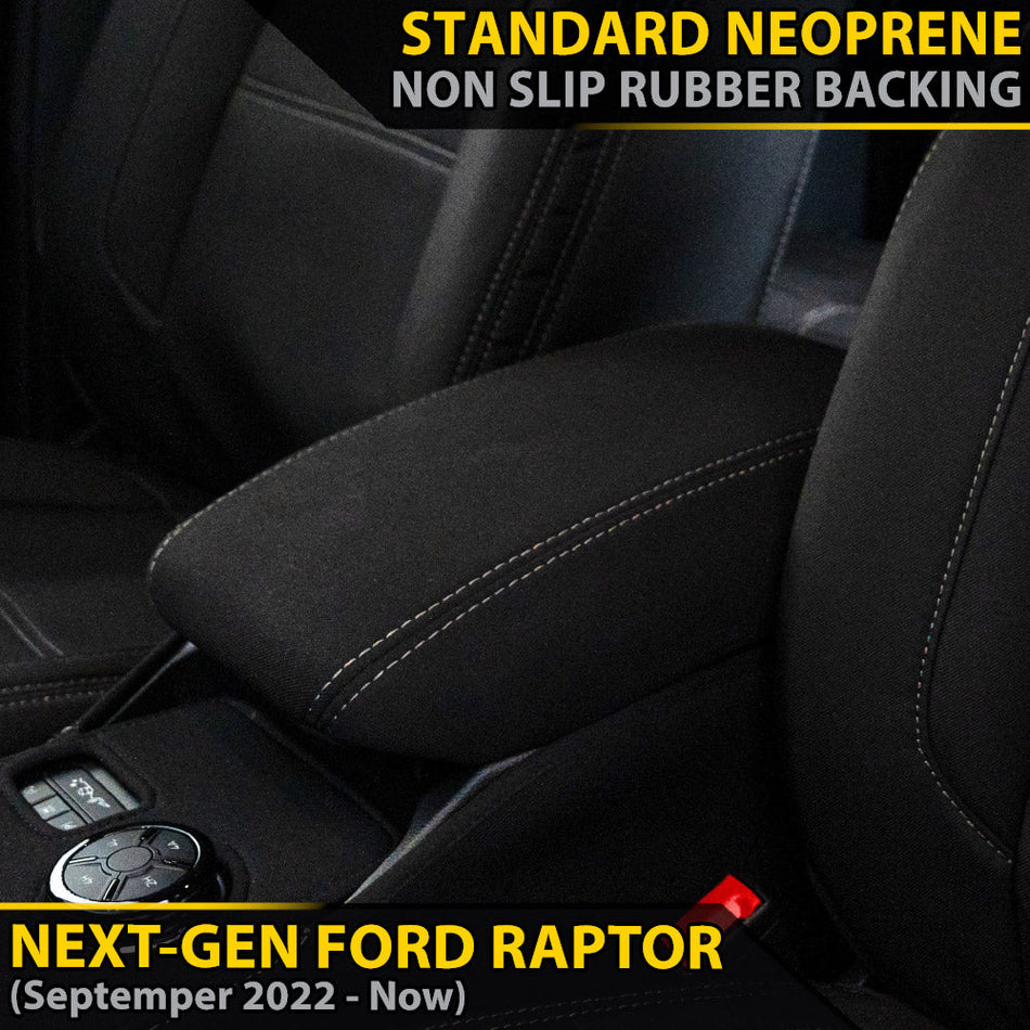 Ford Next-Gen Raptor Neoprene Console Lid (In Stock)-Razorback 4x4