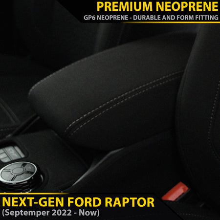 Ford Next-Gen Raptor Premium Neoprene Console Lid (In Stock)-Razorback 4x4