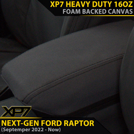 Ford Next-Gen Raptor XP7 Heavy Duty Canvas Console Lid (Made to Order)-Razorback 4x4