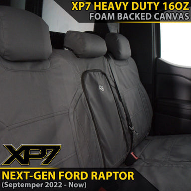 Ford Next-Gen Raptor XP7 Rear Row Seat Covers (Made to Order)-Razorback 4x4