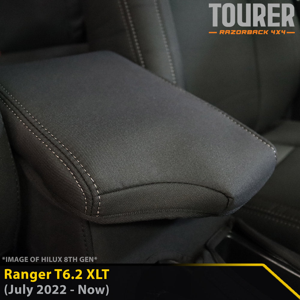 Ford Ranger Next-Gen T6.2 XLT Tourer Console Lid Cover (In Stock)-Razorback 4x4