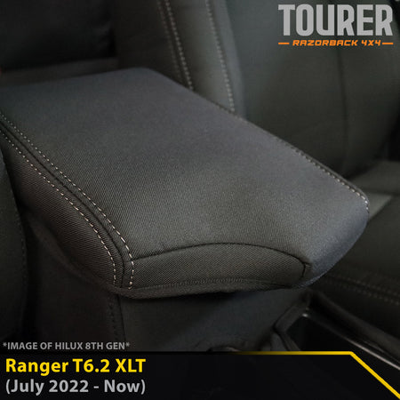 Ford Ranger Next-Gen T6.2 XLT Tourer Console Lid Cover (In Stock)-Razorback 4x4