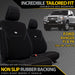 Ford Ranger PJ/PK Neoprene 2x Front Seat Covers (Made to Order)-Razorback 4x4
