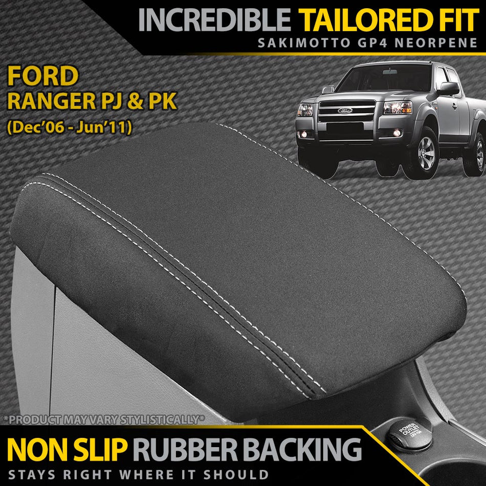 Ford Ranger PJ/PK Neoprene Console Lid (Made to Order)-Razorback 4x4
