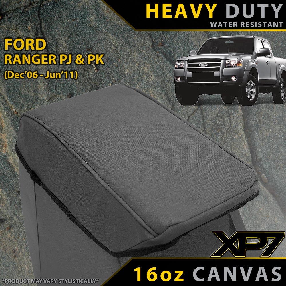 Ford Ranger PJ/PK XP7 Heavy Duty Canvas Console Lid (Made to Order)-Razorback 4x4