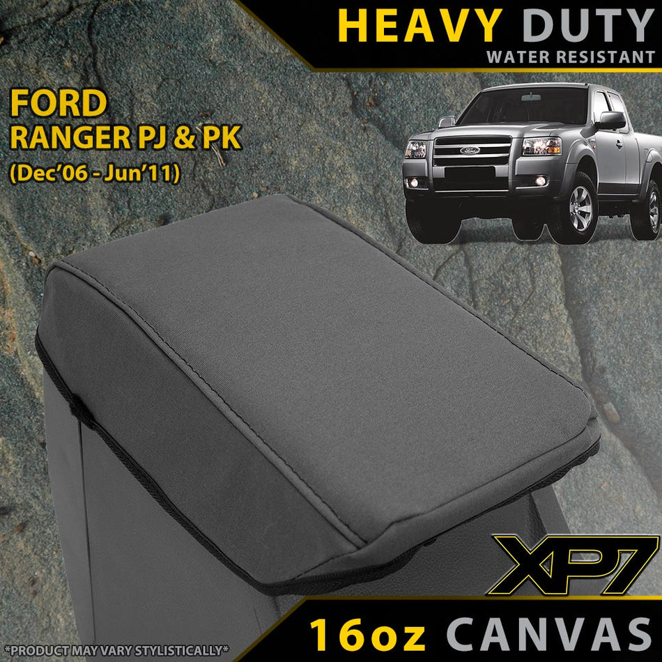 Ford Ranger PJ/PK XP7 Heavy Duty Canvas Console Lid (Made to Order)-Razorback 4x4