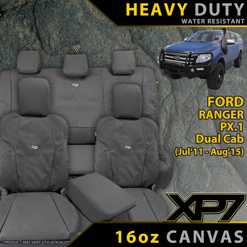 Ford Ranger PX I XP7 Heavy Duty Canvas Bundle (In Stock)-Razorback 4x4