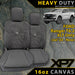 Ford Ranger T6.2 XLT Heavy Duty XP7 Canvas 2x Front Seat Covers (Available)-Razorback 4x4