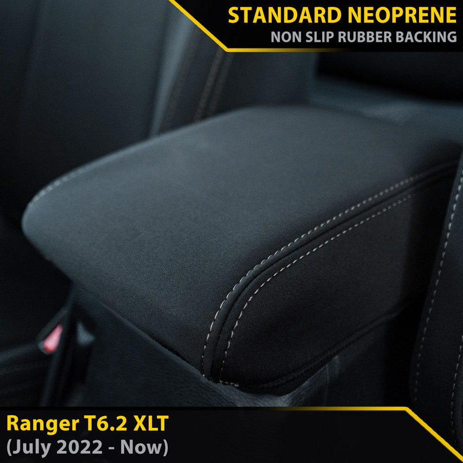 Ford Ranger T6.2 XLT Neoprene Console Lid (In Stock)-Razorback 4x4