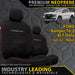Ford Ranger T6.2 XLT Premium Neoprene 2x Front Row Seat Covers (Available)-Razorback 4x4