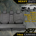 Ford Ranger T6.2 XLT XP7 Rear Row Seat Covers (Available)-Razorback 4x4