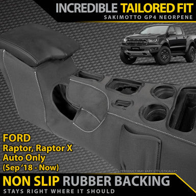 Ford Raptor AUTO Neoprene Console Organiser (In Stock)-Razorback 4x4