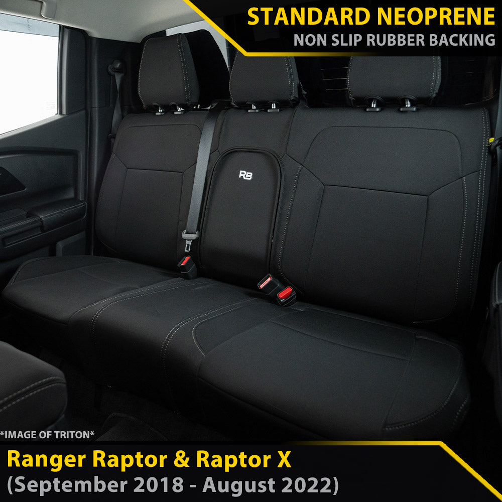 Ford Ranger Raptor PXIII Neoprene Rear Row Seat Covers (Available)