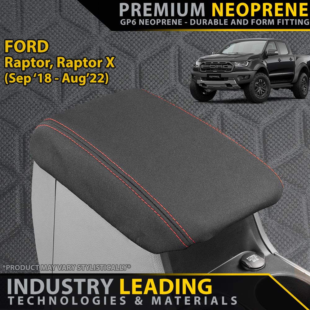Ford Raptor Premium Neoprene Console Lid (Made to order)