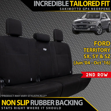 Ford Territory Neoprene 2nd Row Seat Covers (Made to order)-Razorback 4x4