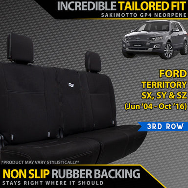 Ford Territory Neoprene 3rd Row Seat Covers (Made to Order)-Razorback 4x4