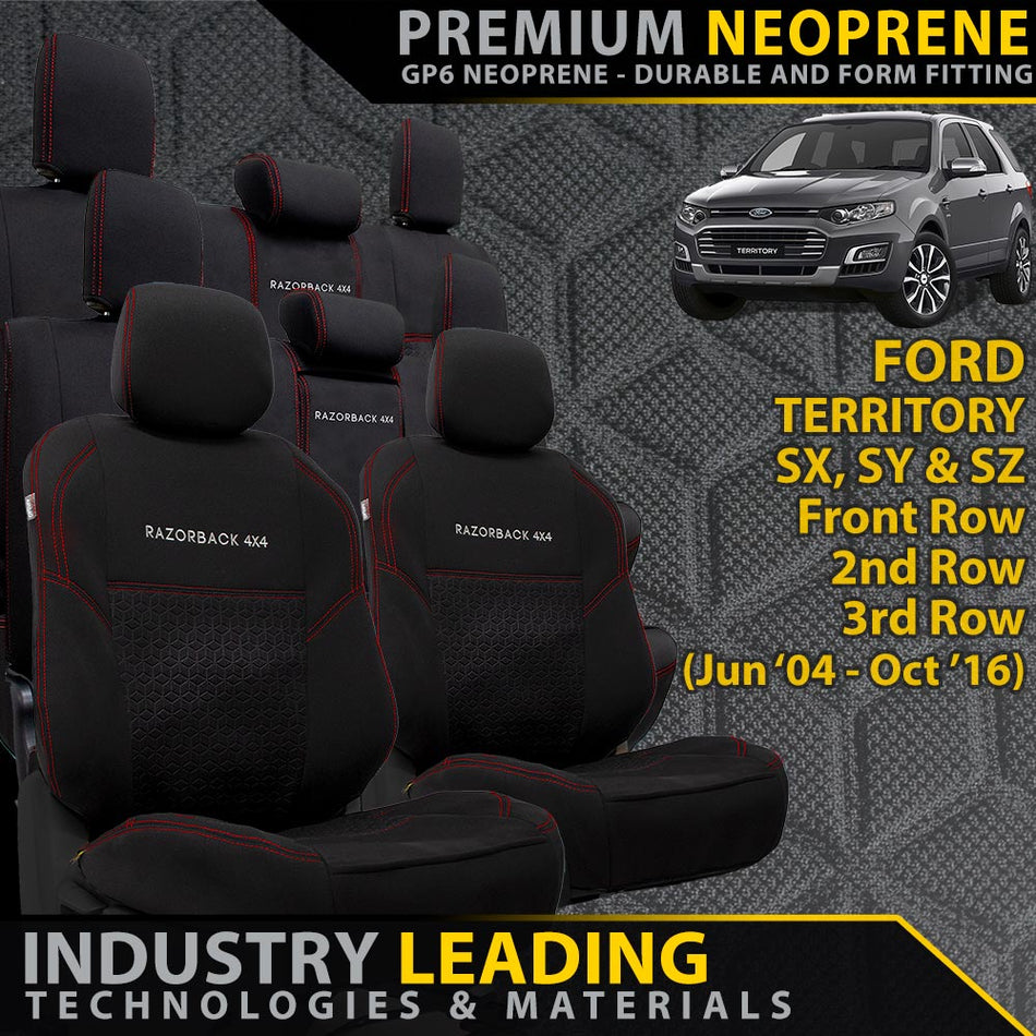 Ford Territory Premium Neoprene Bundle (Made to Order)-Razorback 4x4