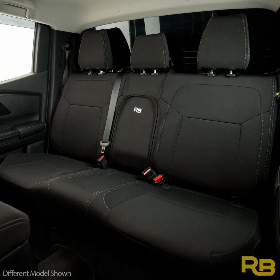 Toyota Hilux 8th Gen 48V V-Active - Dual Cab - GP4 Neoprene Rear Row Seat Covers (Made to Order)