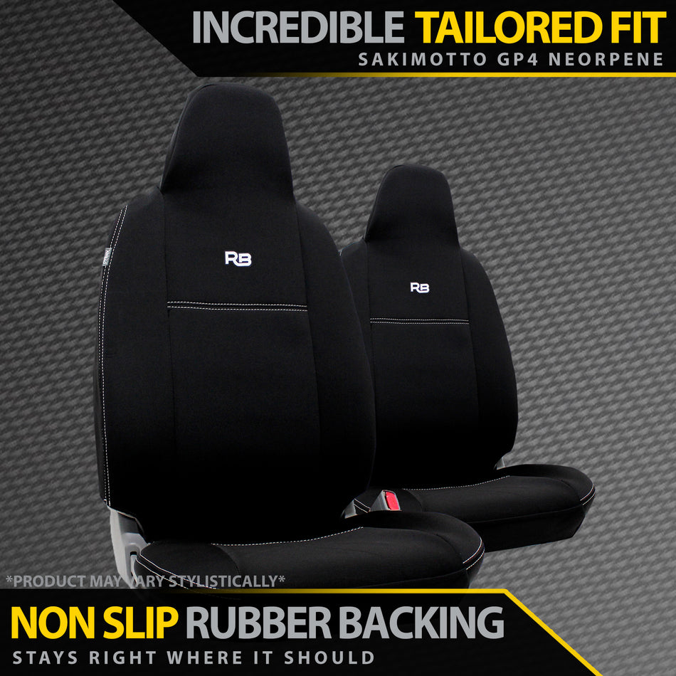 Toyota Hilux 8th Gen - Single Cab - GP4 Neoprene 2x Front Seat Covers (Available)