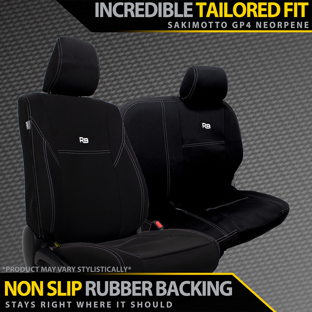 Toyota Landcruiser 78 Series - Bucket & 3/4 Bench - GP4 Neoprene 2x Front Seat Covers (In Stock)