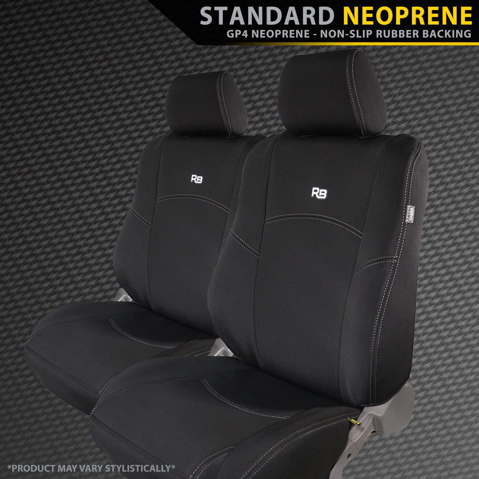 Mitsubishi Pajero V60 - GP4 Neoprene 2x Front Seat Covers (Made to Order)