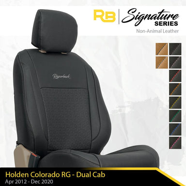 SIGNATURE SERIES Front Row Seat Covers - Holden Colorado RG (Made To Order)-Razorback 4x4