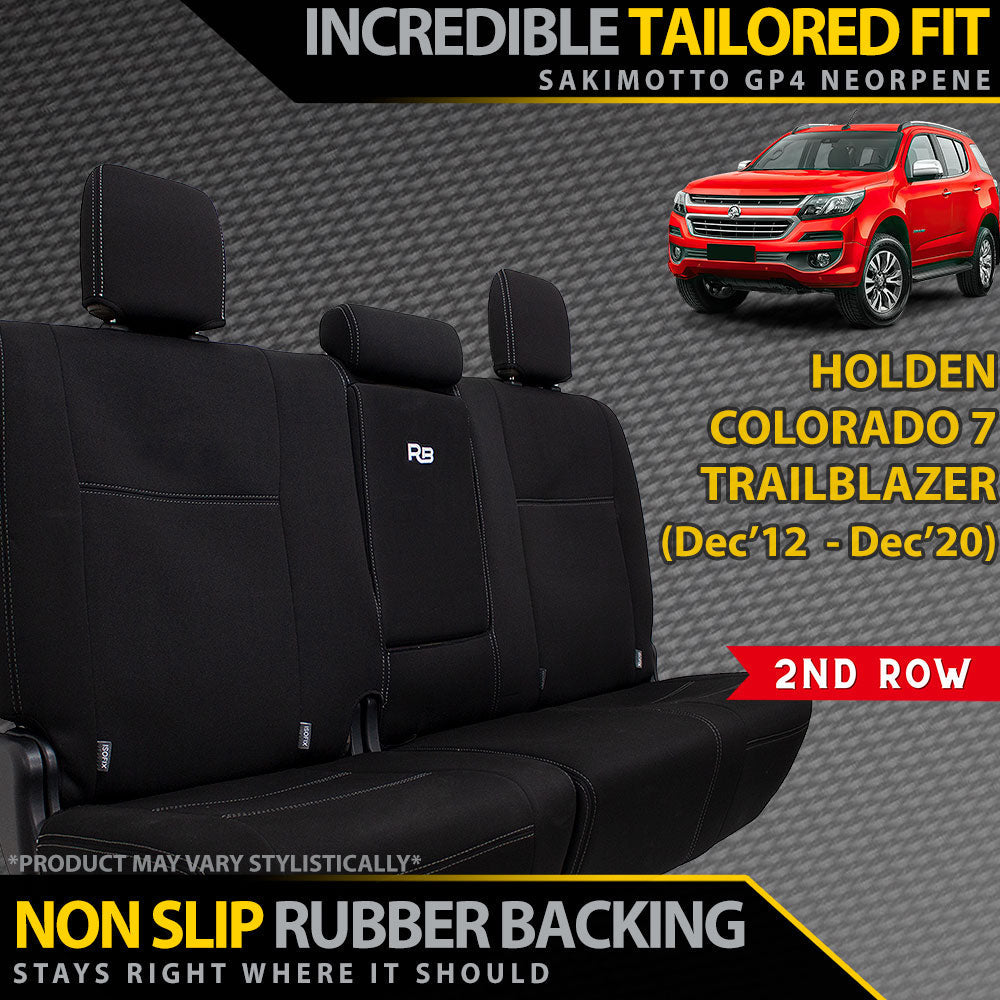 Holden Colorado 7/Trailblazer Neoprene 2nd Row Seat Covers (Available)-Razorback 4x4