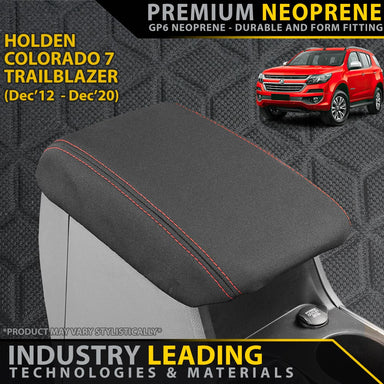 Holden Colorado 7/Trailblazer Premium Neoprene Console Lid (Made to Order)-Razorback 4x4