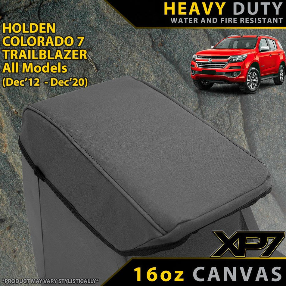 Holden Colorado 7 / Trailblazer XP7 Heavy Duty Canvas Armrest Console Lid (Made to Order)-Razorback 4x4