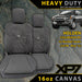 Holden Colorado RC Heavy Duty XP7 Canvas 2x Front Seat Covers (Made to Order)-Razorback 4x4