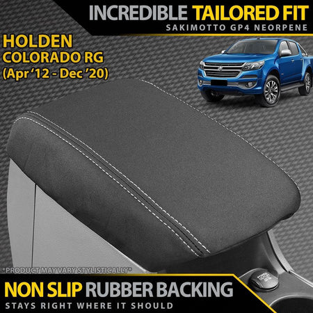 Holden Colorado RG Neoprene Armrest Console Lid (Available)-Razorback 4x4