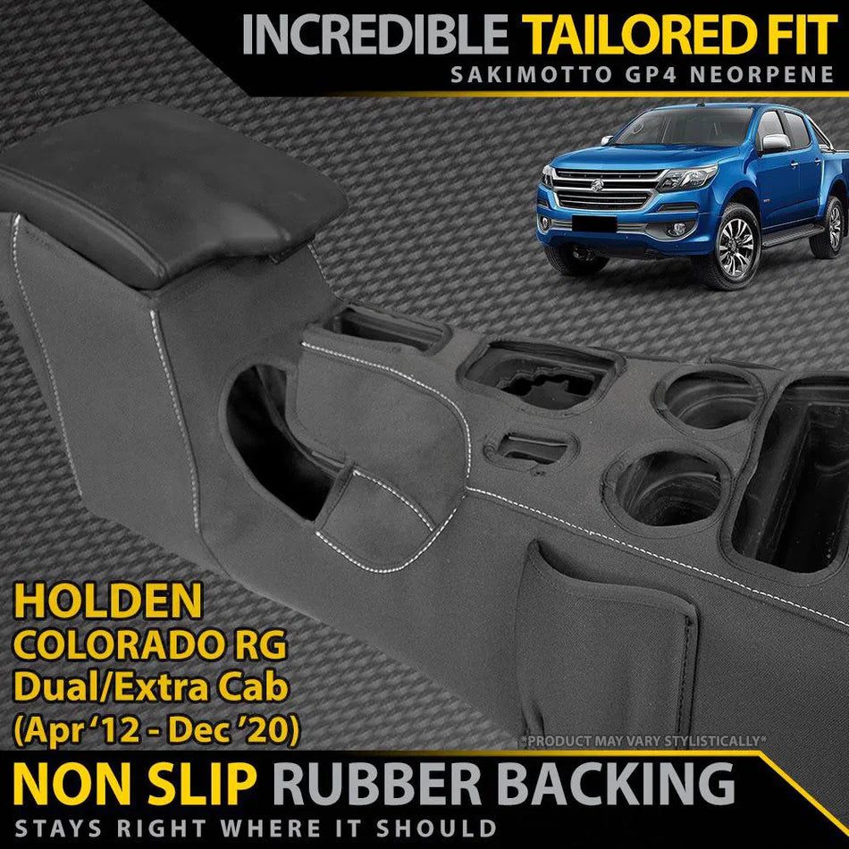 Holden Colorado RG Neoprene Centre Console Organiser (In Stock)-Razorback 4x4