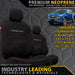 Holden Colorado RG Premium Neoprene 2x Front Seat Covers (Made to Order)-Razorback 4x4