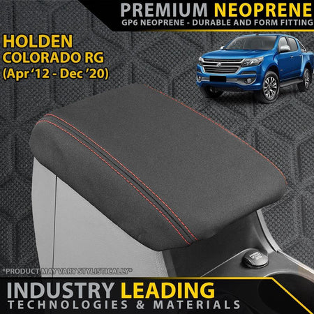 Holden Colorado RG Premium Neoprene Console Lid (Made to Order)-Razorback 4x4