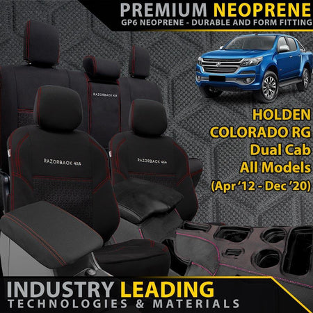 Holden Colorado RG Premium Neoprene Full Bundle (Made to Order)-Razorback 4x4