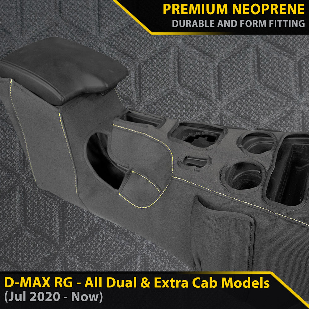 Isuzu D-MAX RG AUTO/MAN Premium Neoprene Console Organiser (Available)