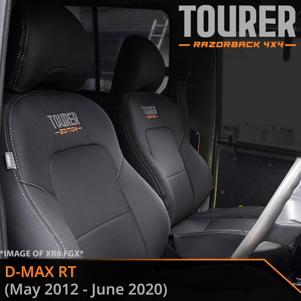 Isuzu D-MAX RT Tourer 2x Front Row Seat Covers (Made to Order)